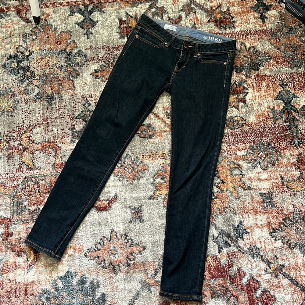 Gap always skinny blue jeans size 25/0p